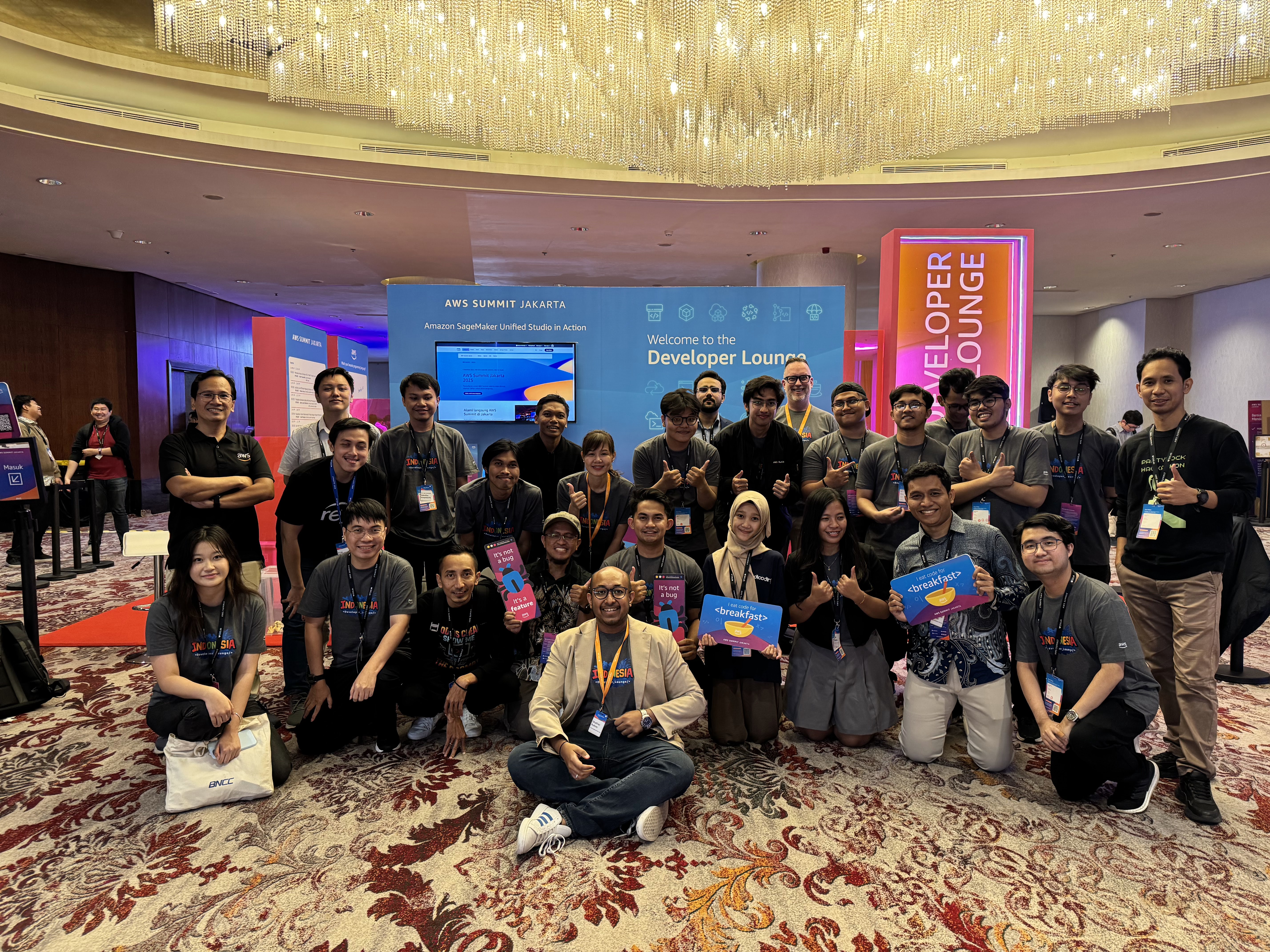 With all volunteers and speakers